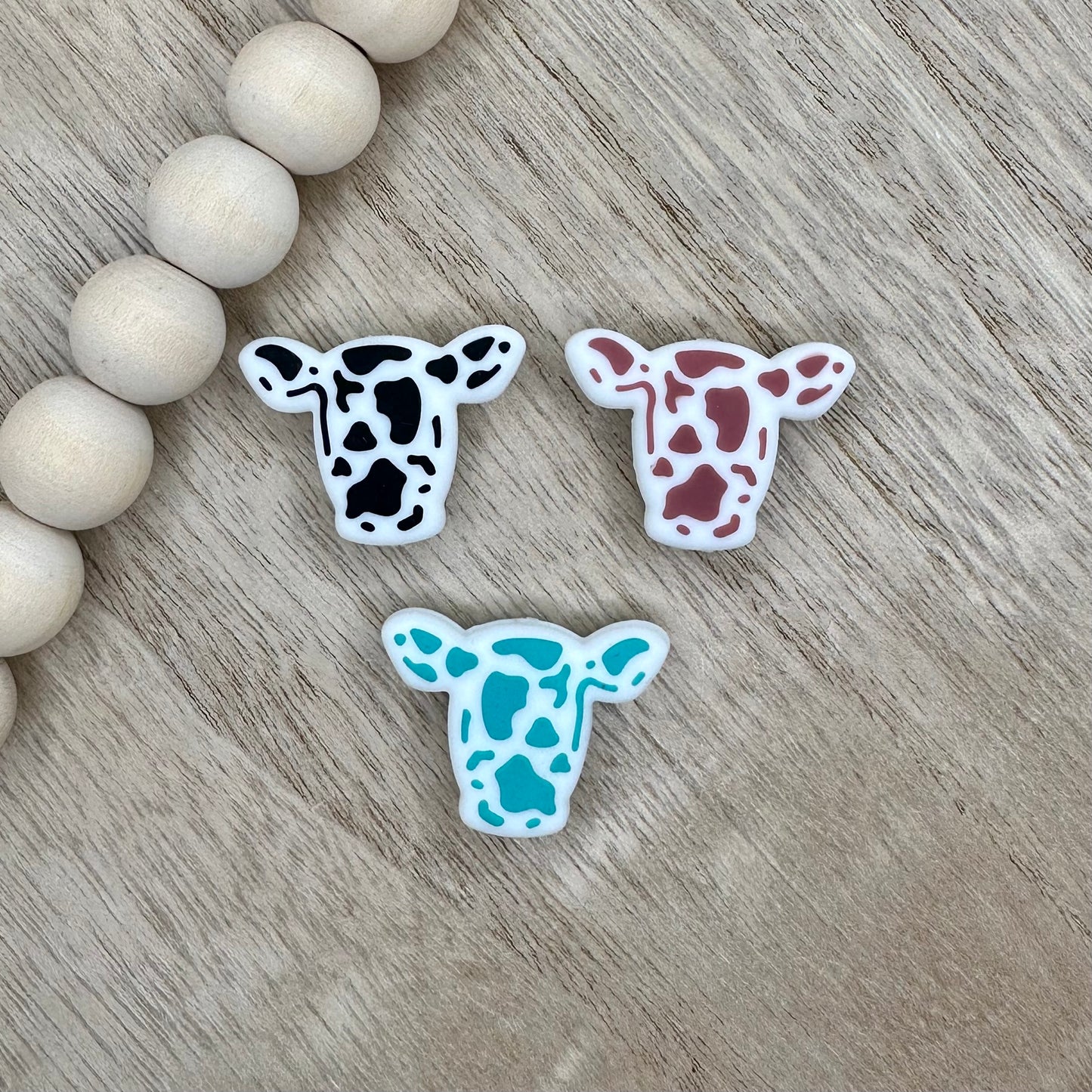 Cows Silicone Focal Beads