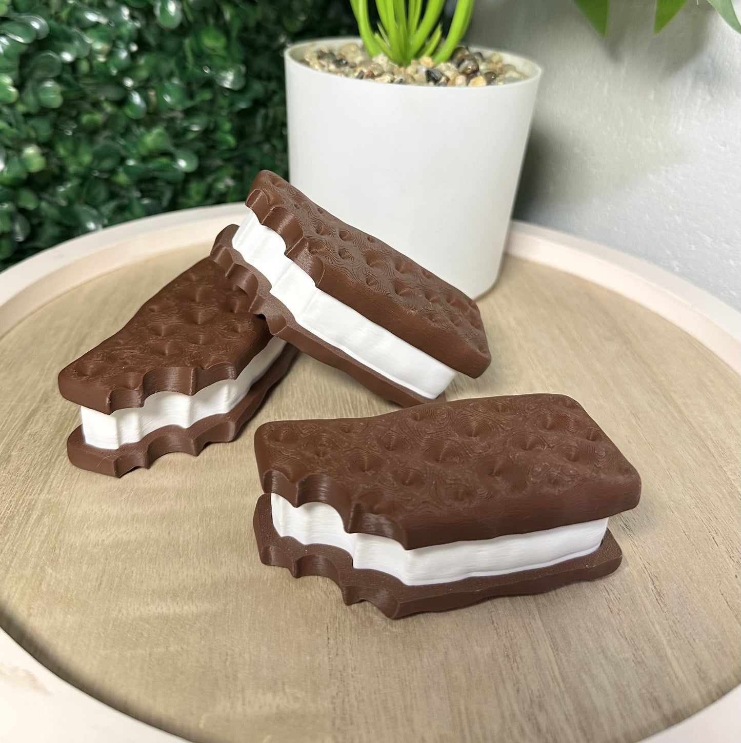 Ice Cream Sandwich Clicker | Keyboard Fidget | Click Fidget | 3D Printed Clicker