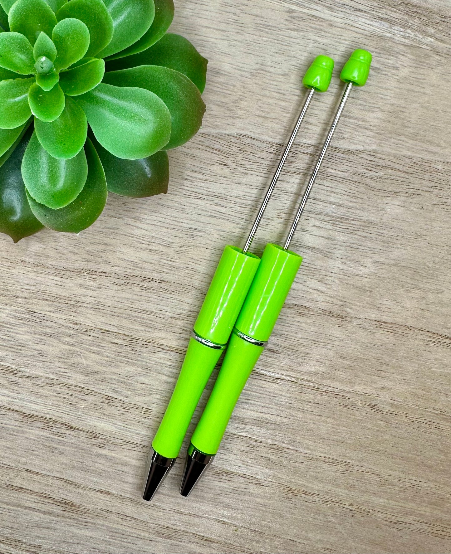 Lime Green Beadable Pen