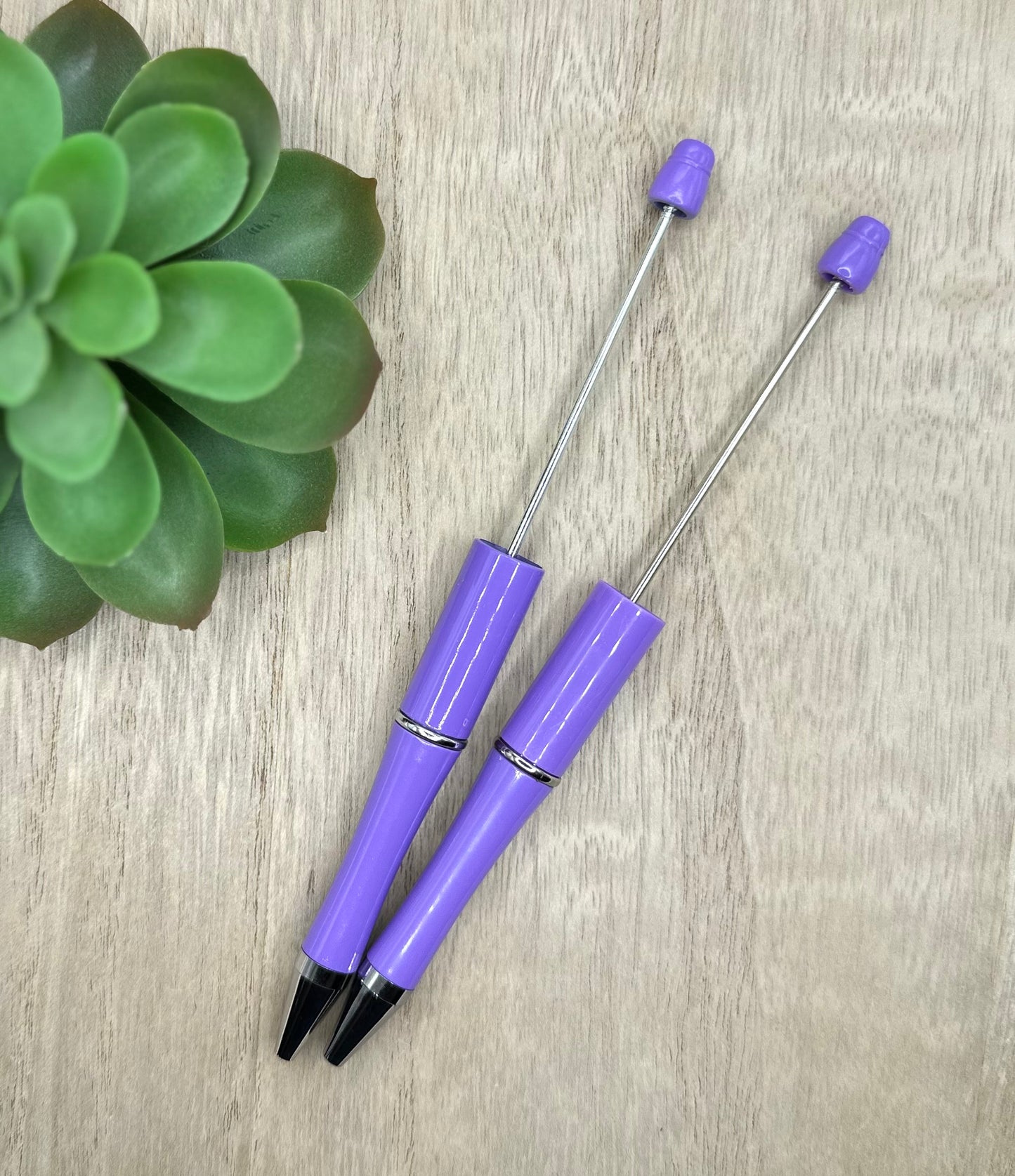 Purple Beadable Pen Blank