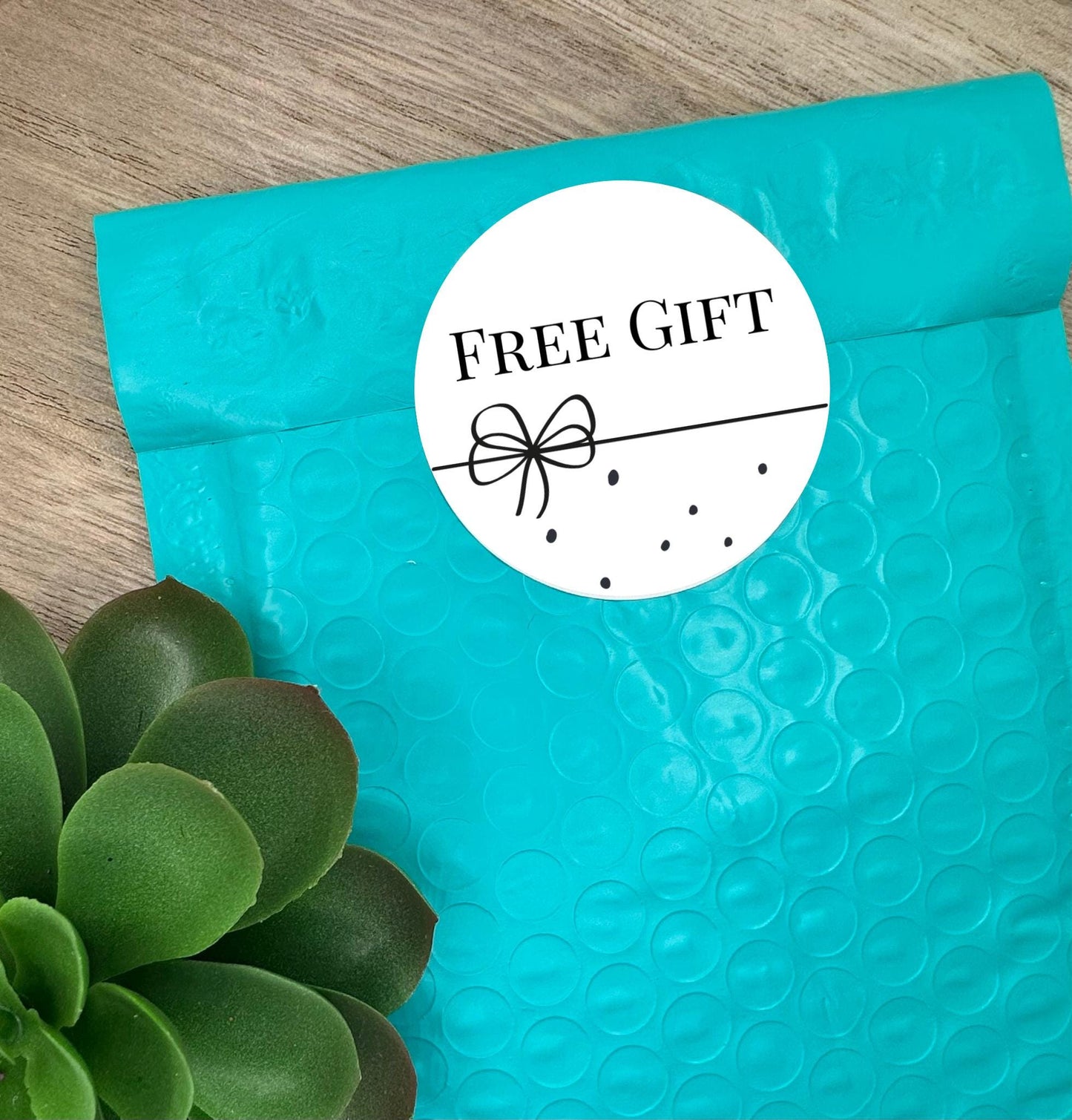 Free Gift Stickers, Round 2in Business Packing Stickers