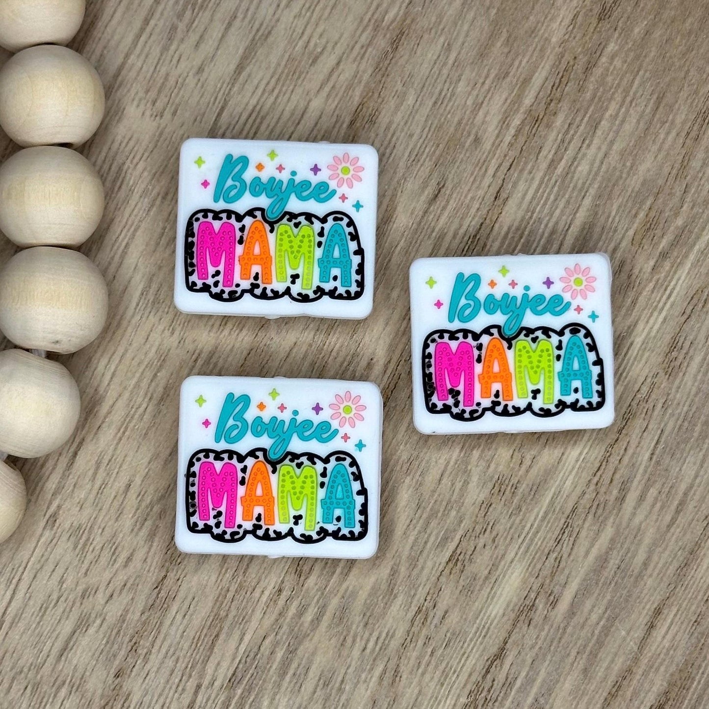 Boujee Mama Silicone Focal Beads
