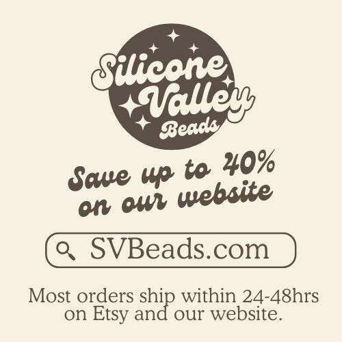 Black Cow HYDE 15mm Round Printed Silicone Beads