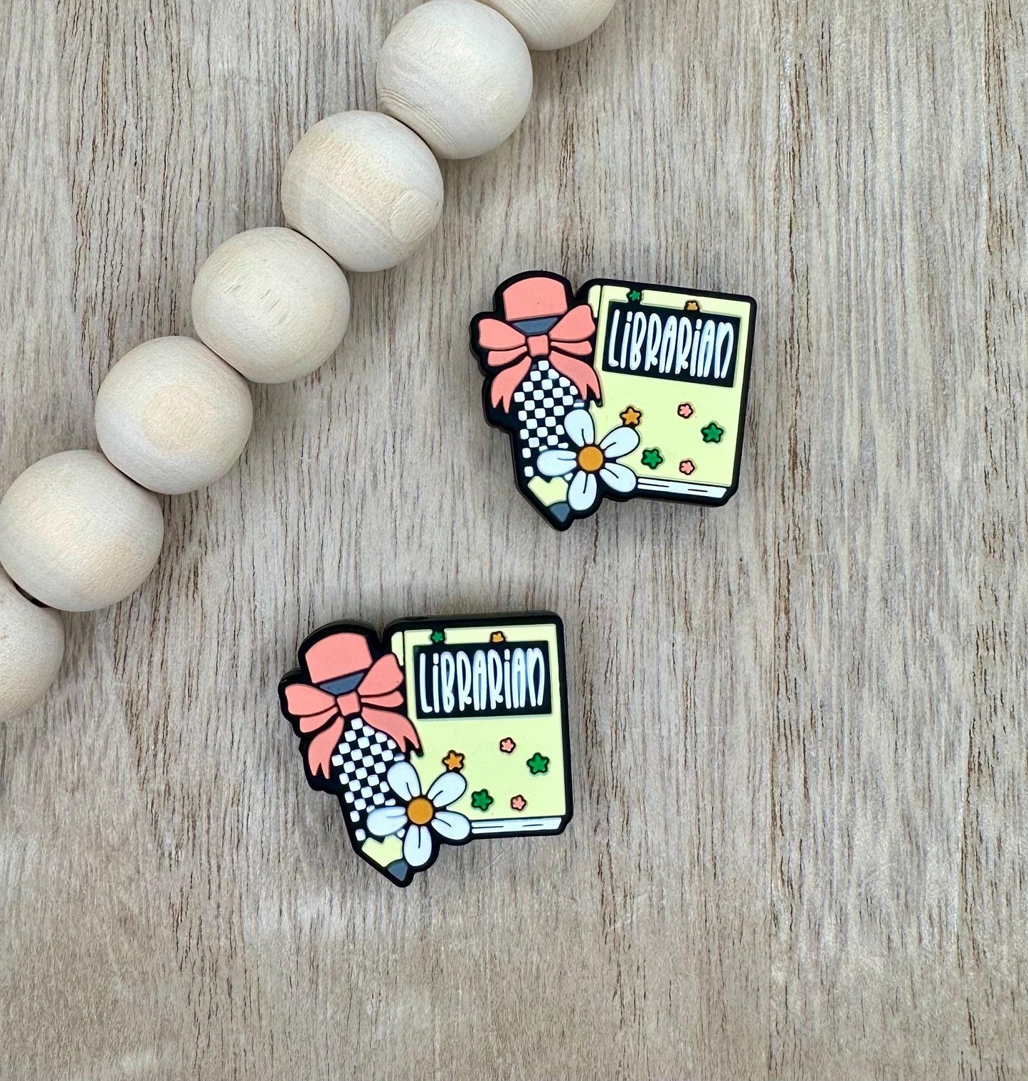 Librarian Silicone Focal Beads