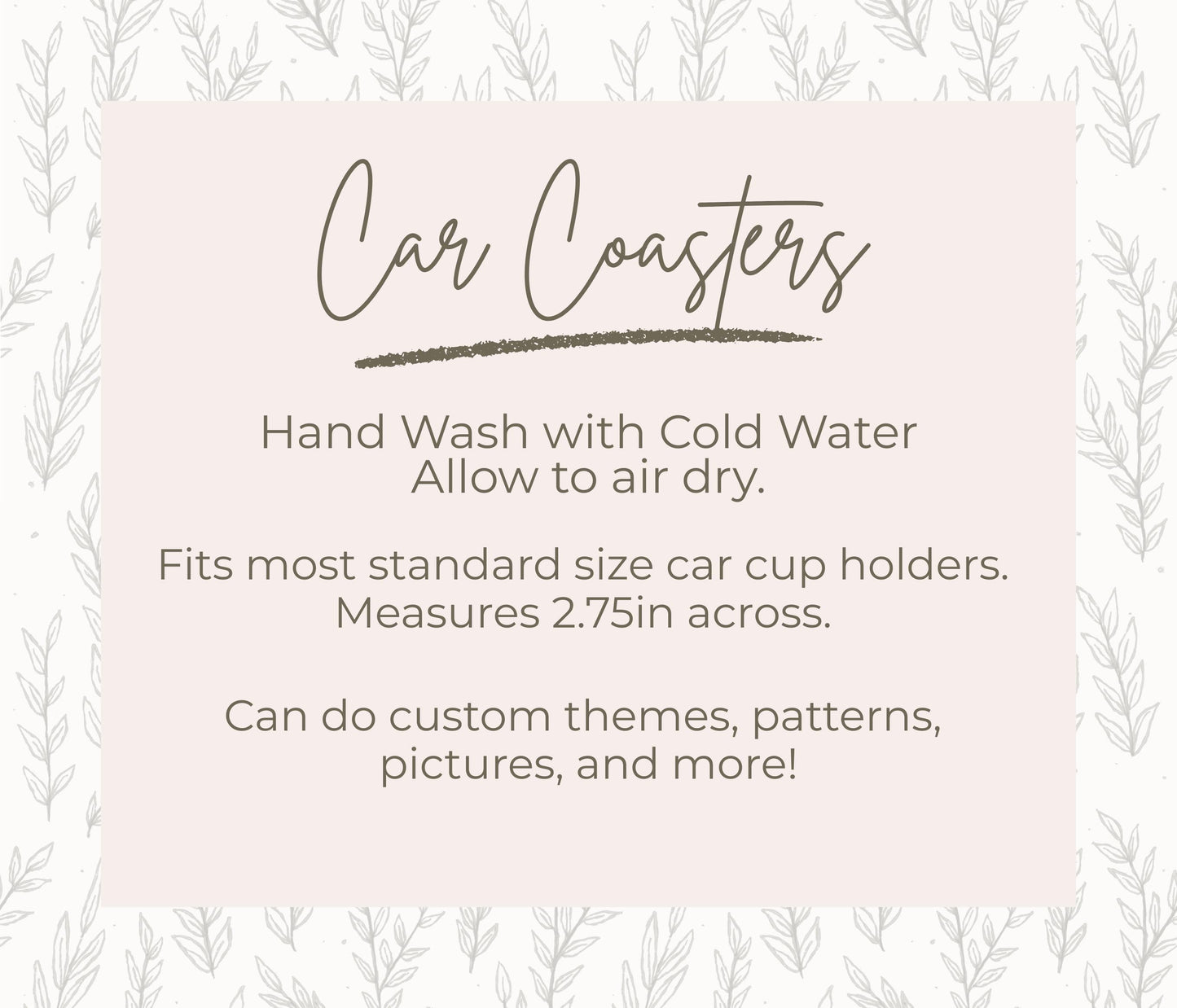 Rainbow Wave Car Coasters, Neoprene Car Coasters