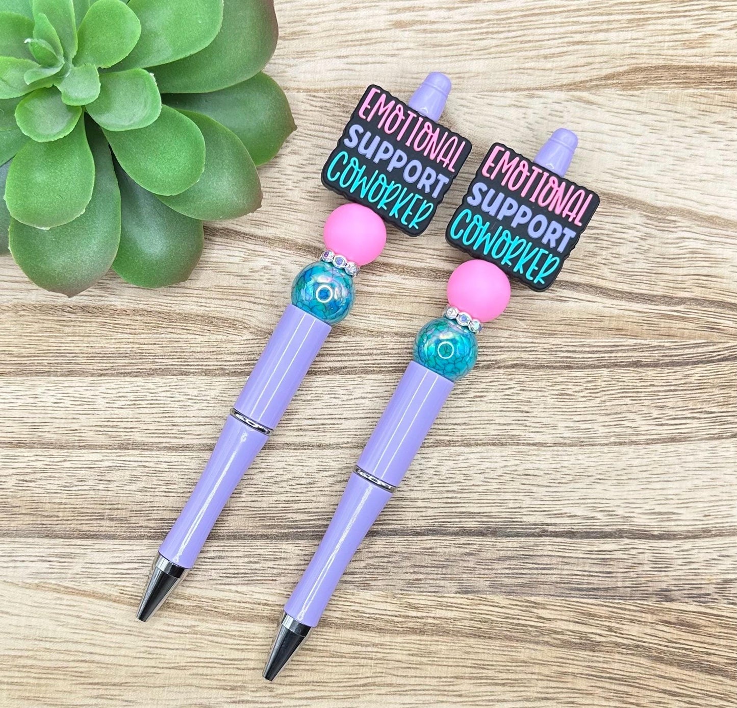 Emotional Support Coworker Gift Beaded Pen