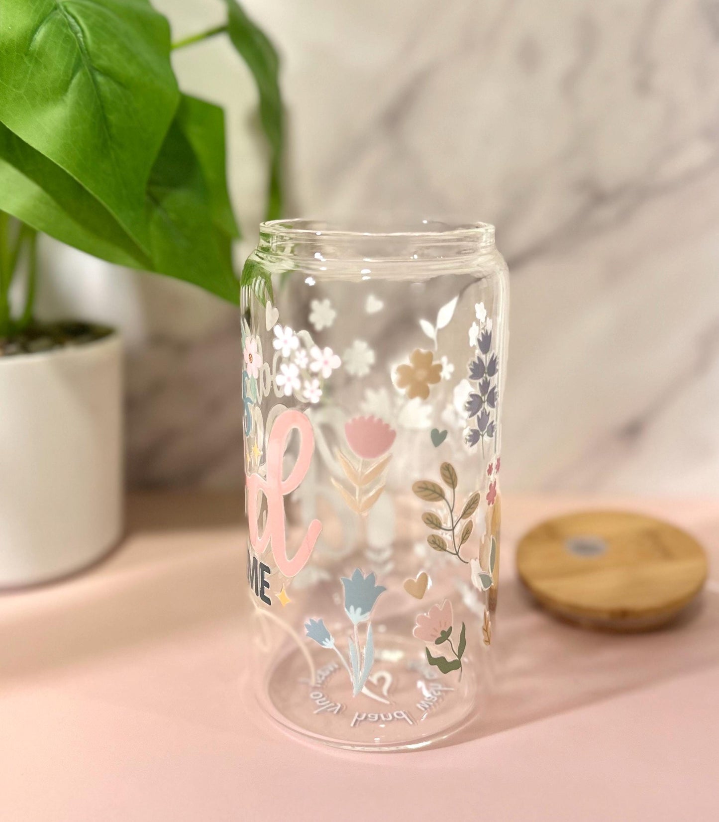 God is Good All the Time • Glass Can Cup 16oz