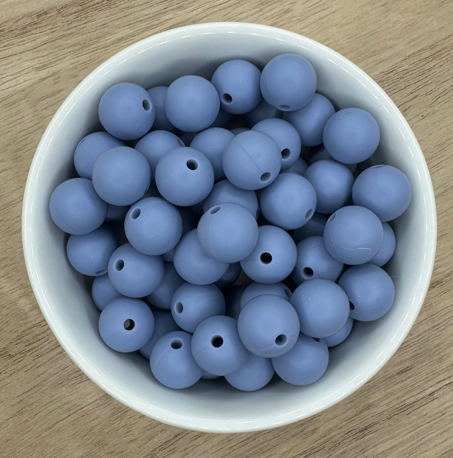 Boho Blue | 12mm Round Silicone Beads