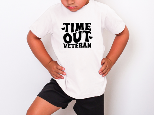 Timeout Veteran - Funny Kids T Shirt