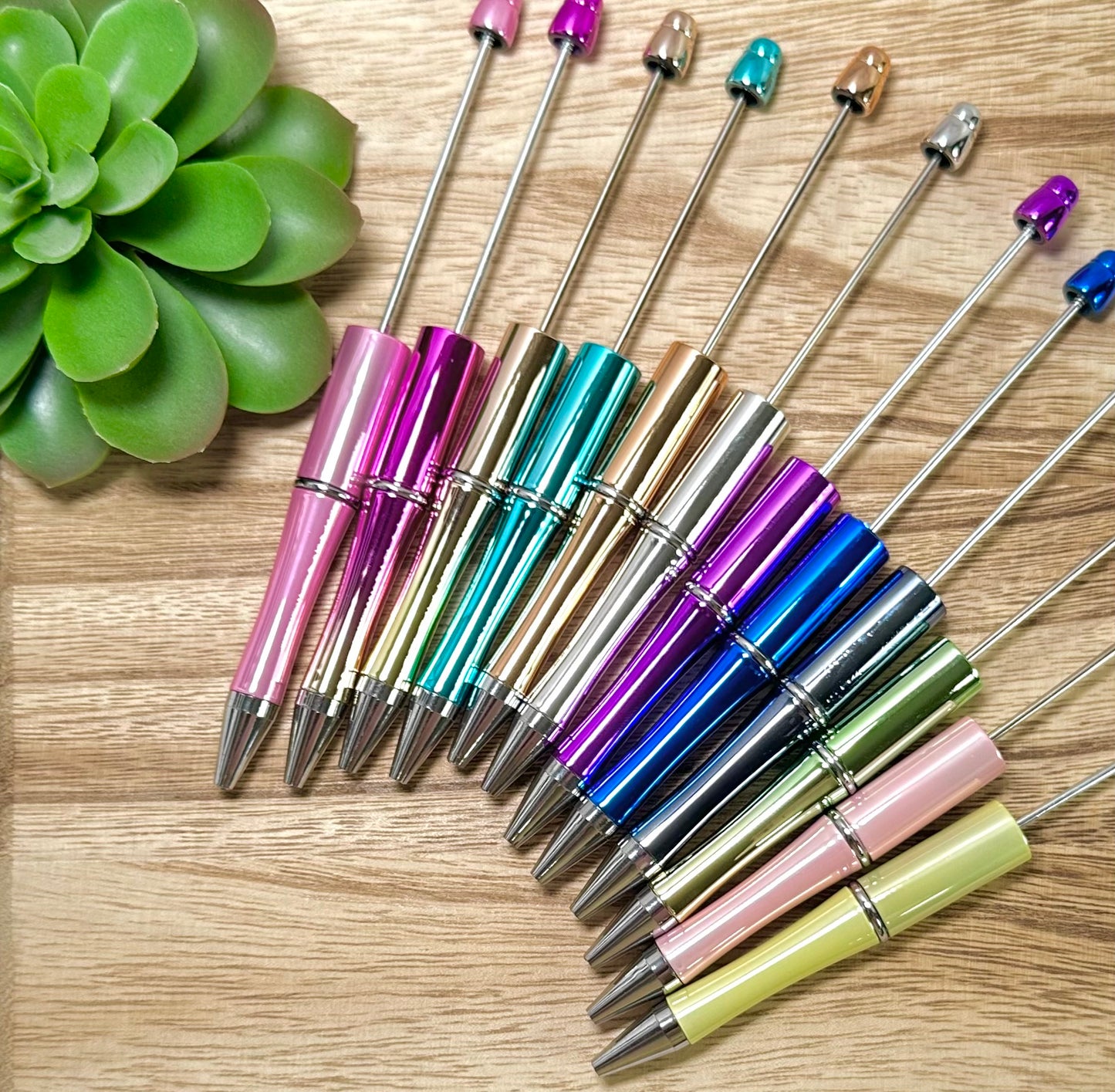 Metallic Beadable Pen Blank