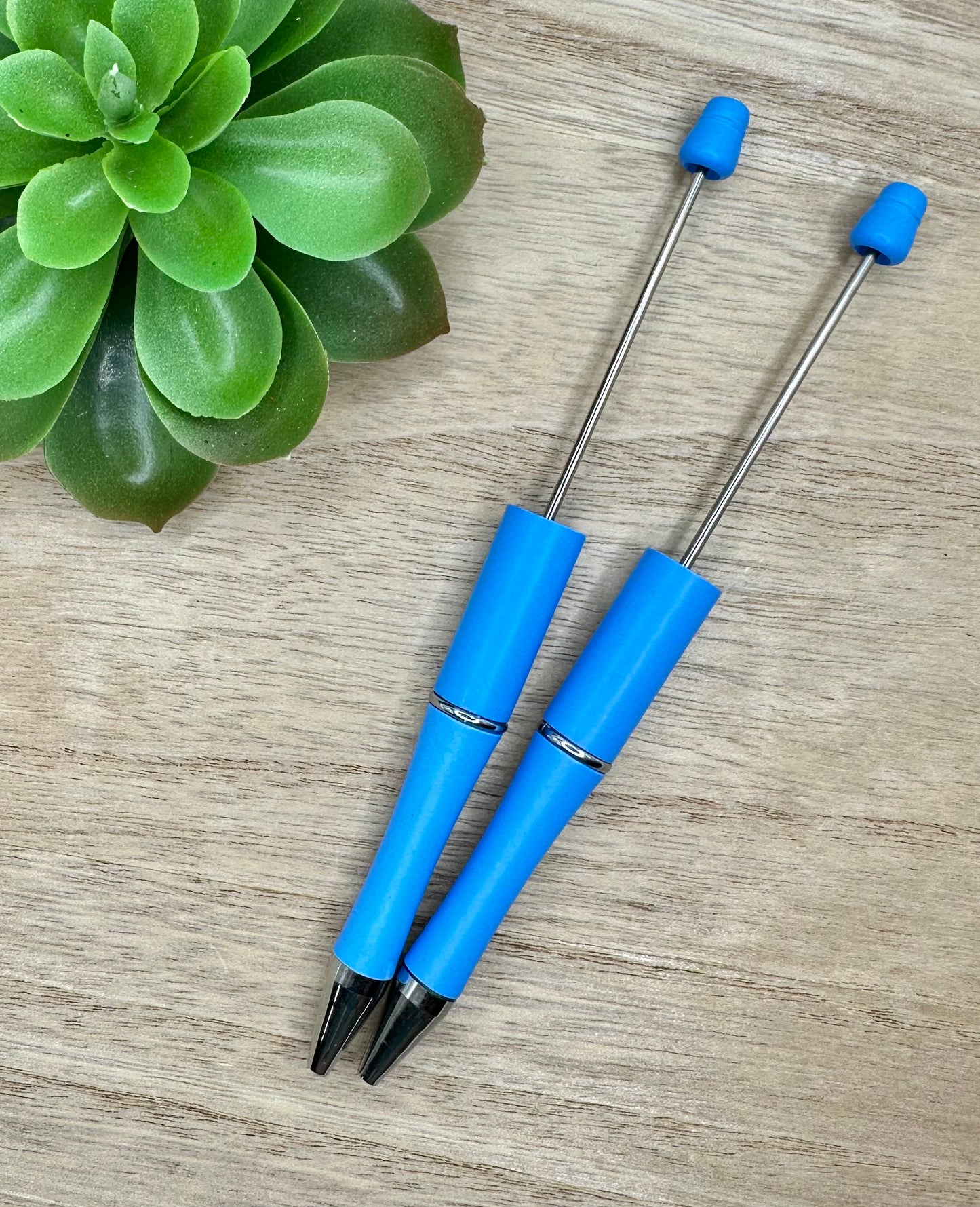 Sky Blue Matte Beadable Pen