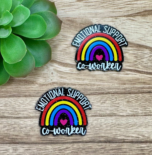 Emotional Support Co Worker | Acrylic Flat Back Planar