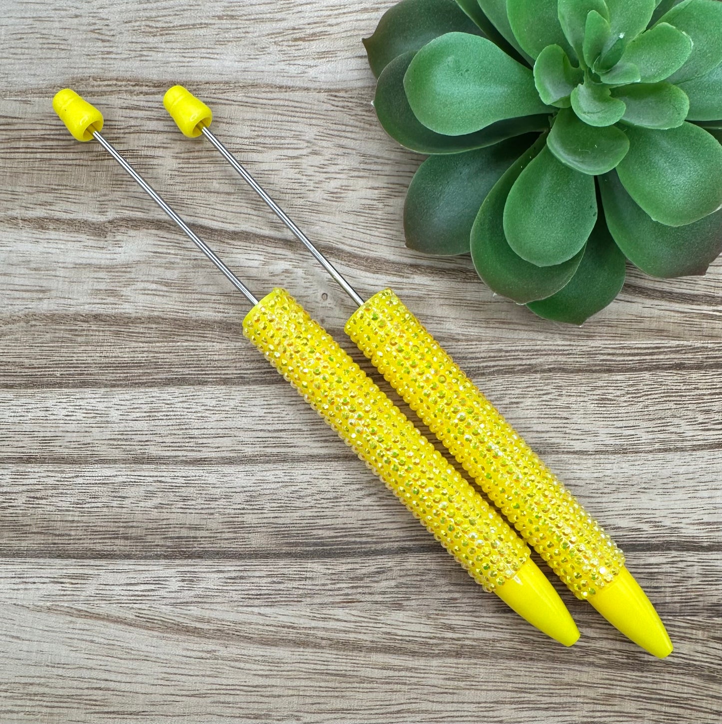 Rhinestone Beadable Pen Blank | Long Style