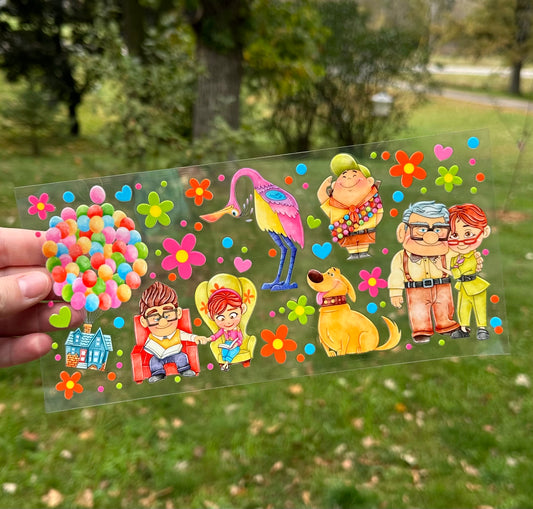 Up Balloon Movie | DISCONTINUING | UV DTF Can Cup Wrap - Ready to Apply