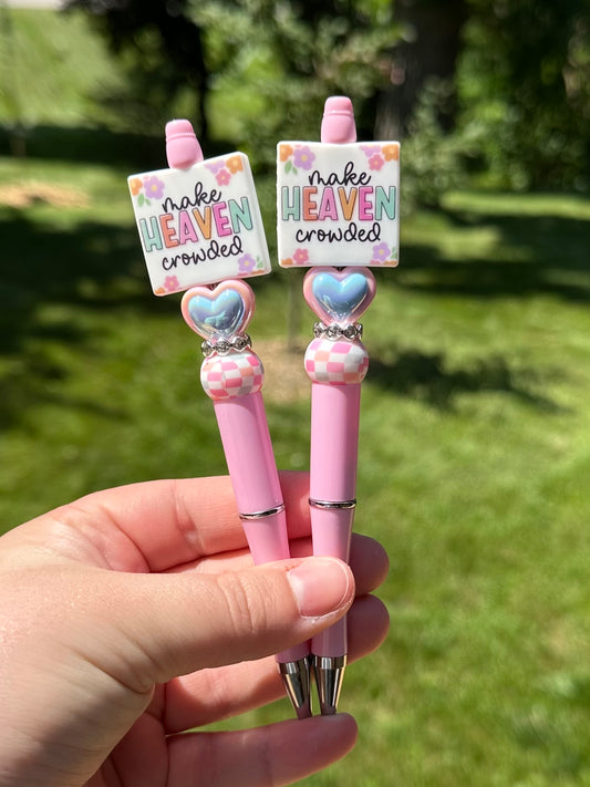 Make Heaven Crowded Beaded Pen