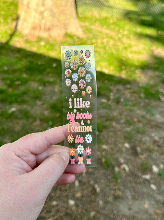 I Like Big Books and I Cannot Lie UV DTF Pen or Bookmark Wrap - Ready to Apply