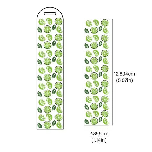 Happy Flowers UV DTF Pen or Bookmark Wrap - Ready to Apply