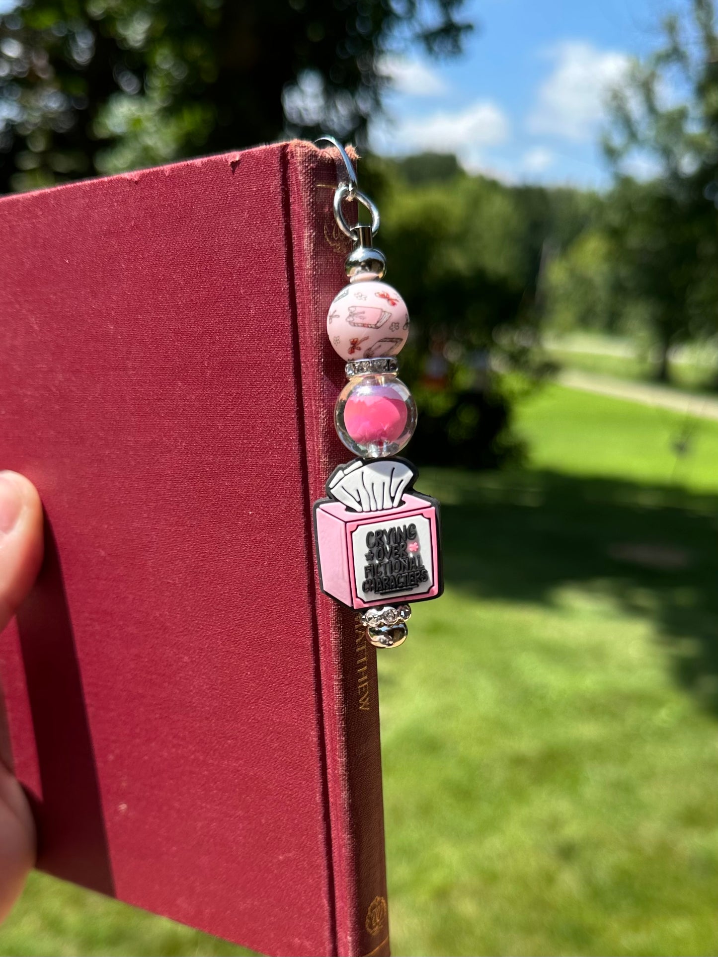 Crying Over Fictional Characters Bookmark