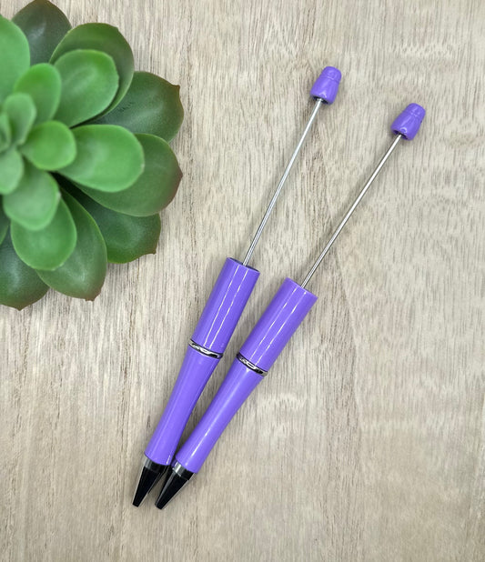 Purple Beadable Pen Blank
