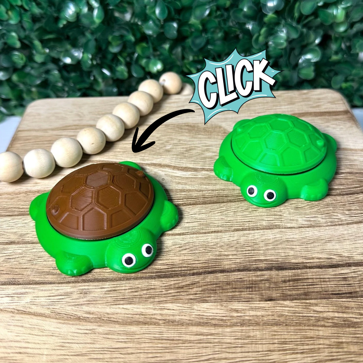 Turtle Sandbox Retro Clicker | Keyboard Fidget | Click Fidget | 3D Printed Clicker