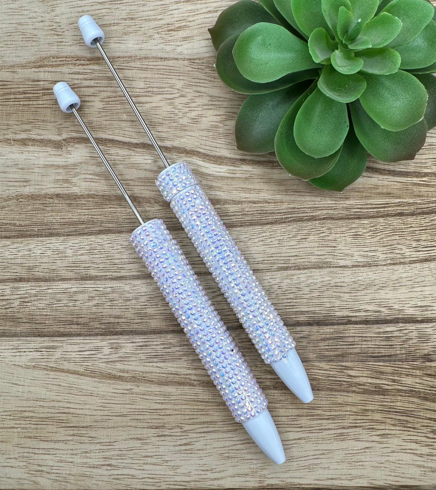 Rhinestone Beadable Pen Blank | Long Style