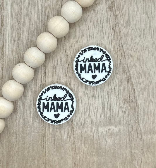 Inked Mama Soft PVC Focal Beads