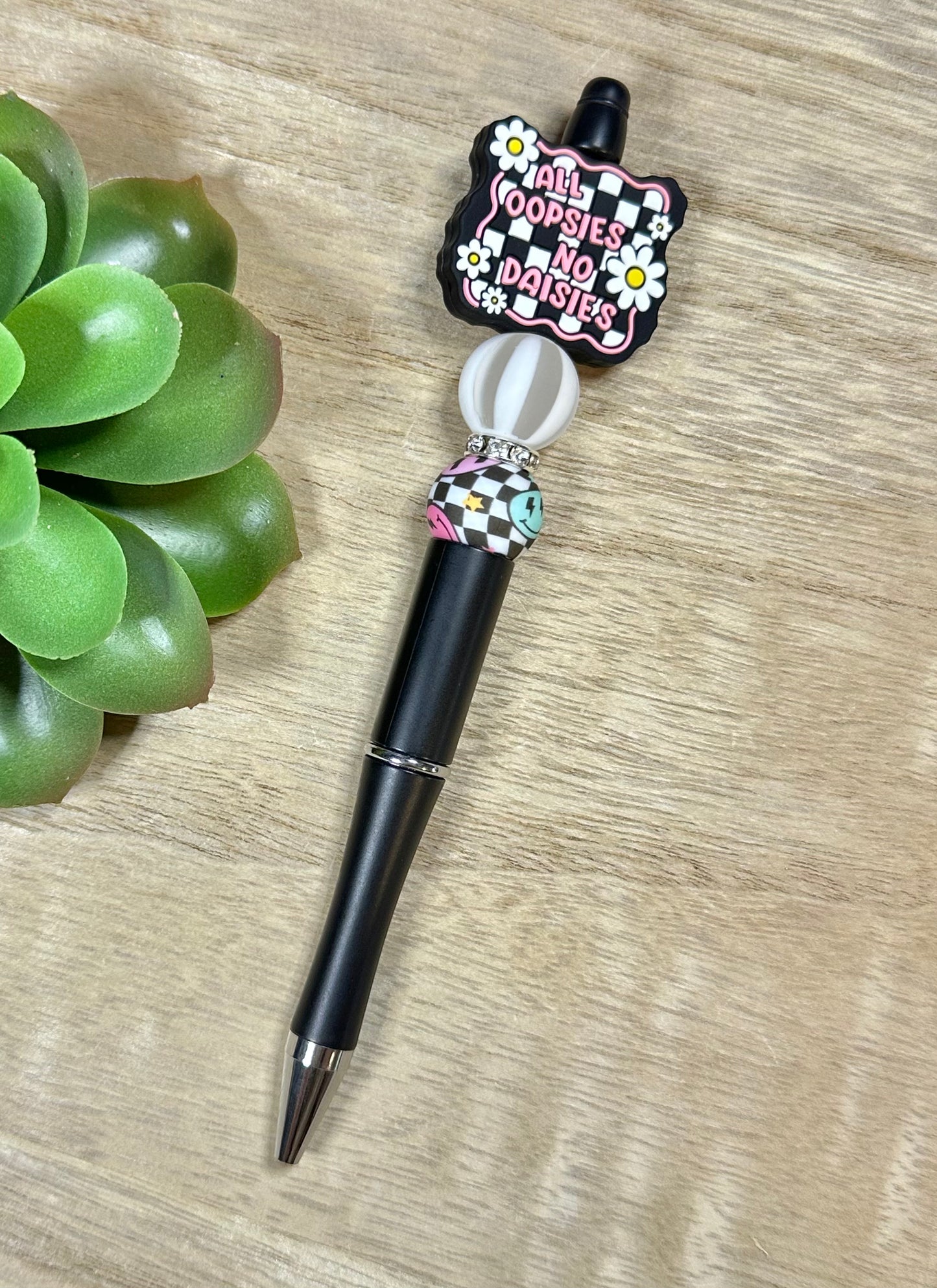 All Oopsies No Daisies Beaded Pen