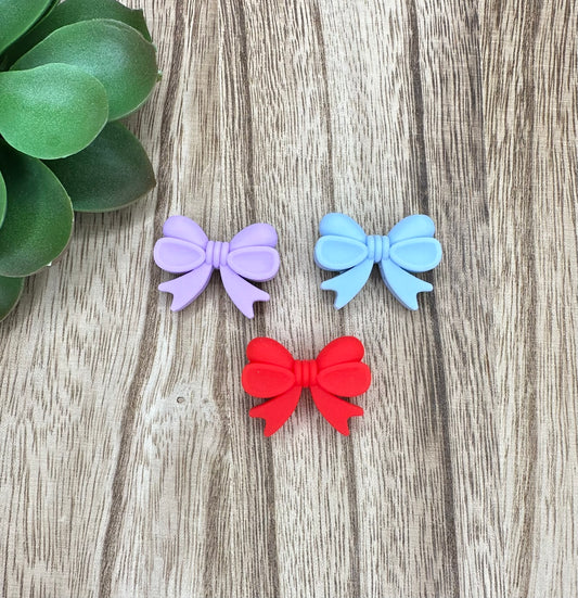 NEW STYLE | Bows Silicone Focal Beads