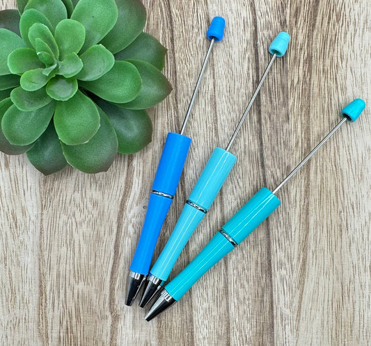 Blues Beadable Pen Blank