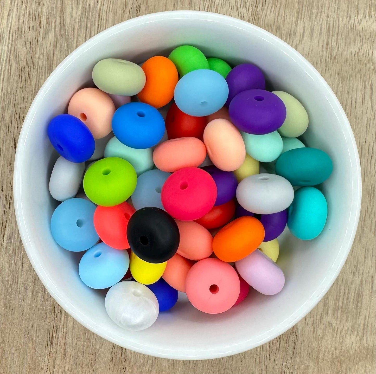 Abacus 12mm Spacer Silicone Beads