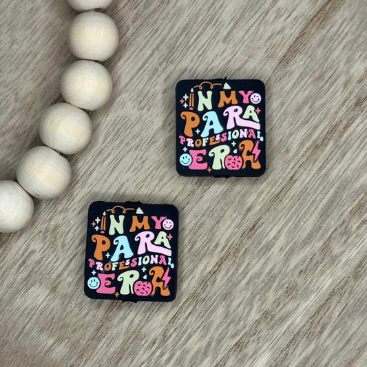 In my Paraprofessional Era Silicone Focal Beads