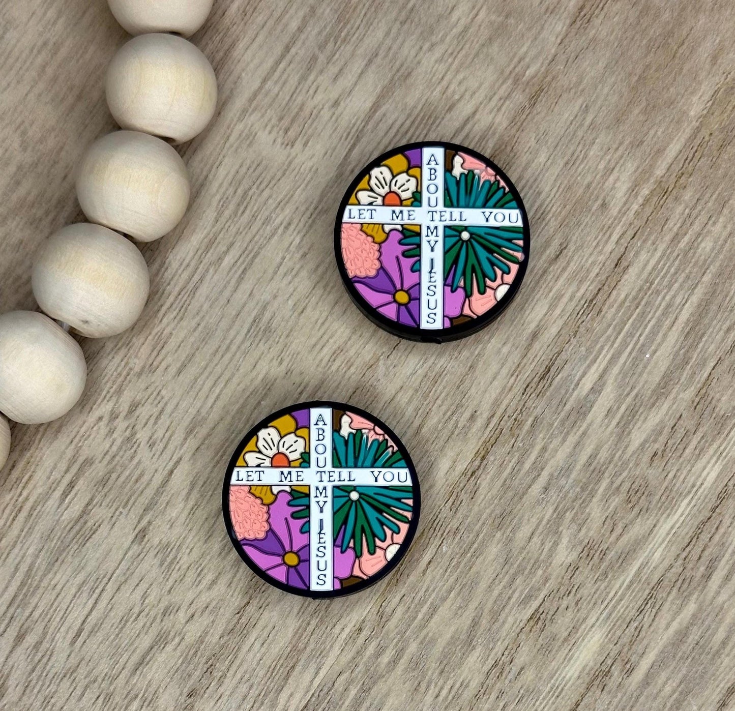 Let me tell you about my Jesus Silicone Focal Beads **Discontinuing**