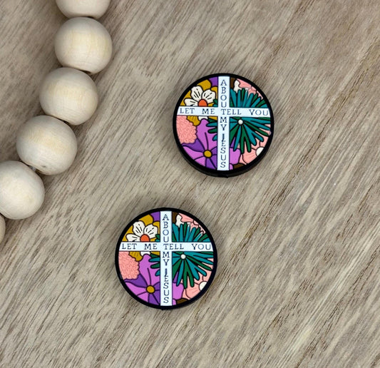 Let me tell you about my Jesus Silicone Focal Beads **Discontinuing**