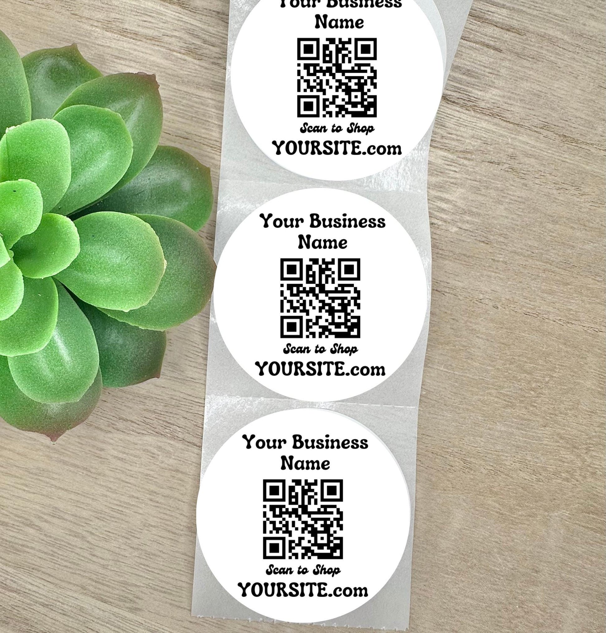 QR Code Stickers, Custom Stickers, 2 Inch Labels, Business Stickers, Custom Business Stickers, Stickers for Shipping, Packaging Stickers