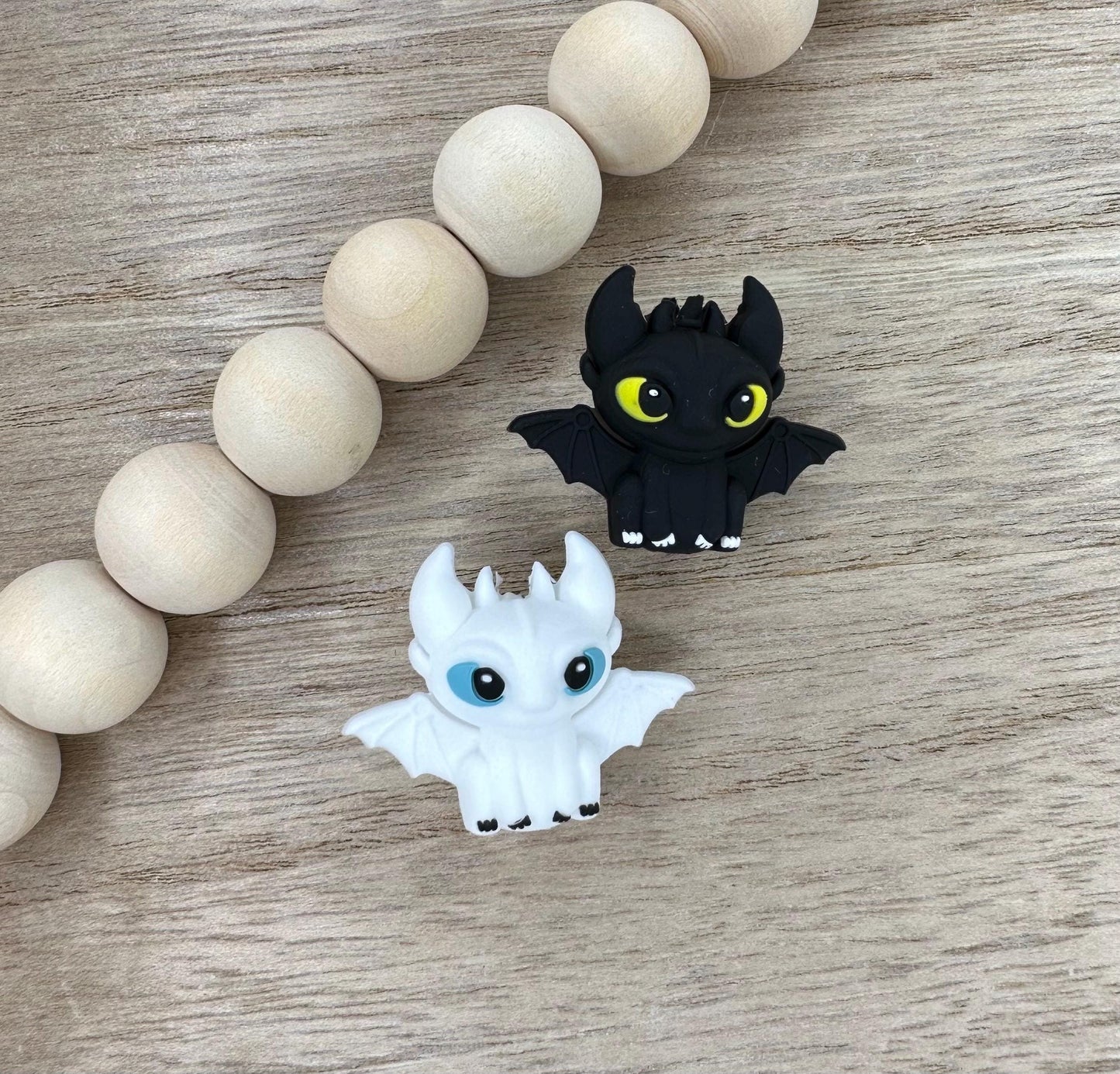 Dragon 3D Silicone Focal Beads