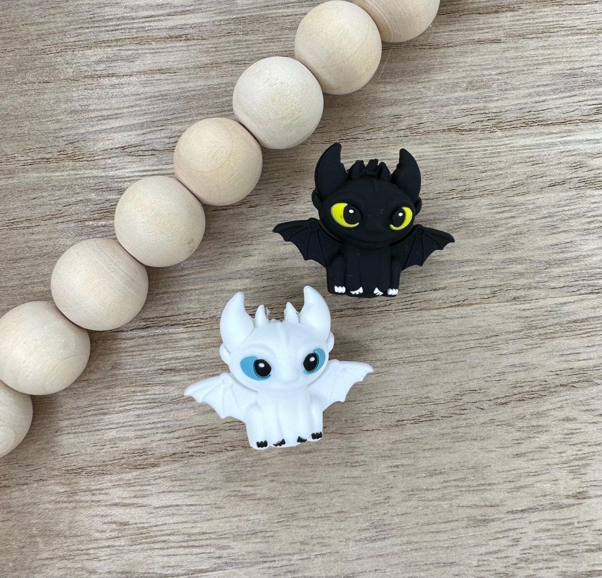 Dragon 3D Silicone Focal Beads