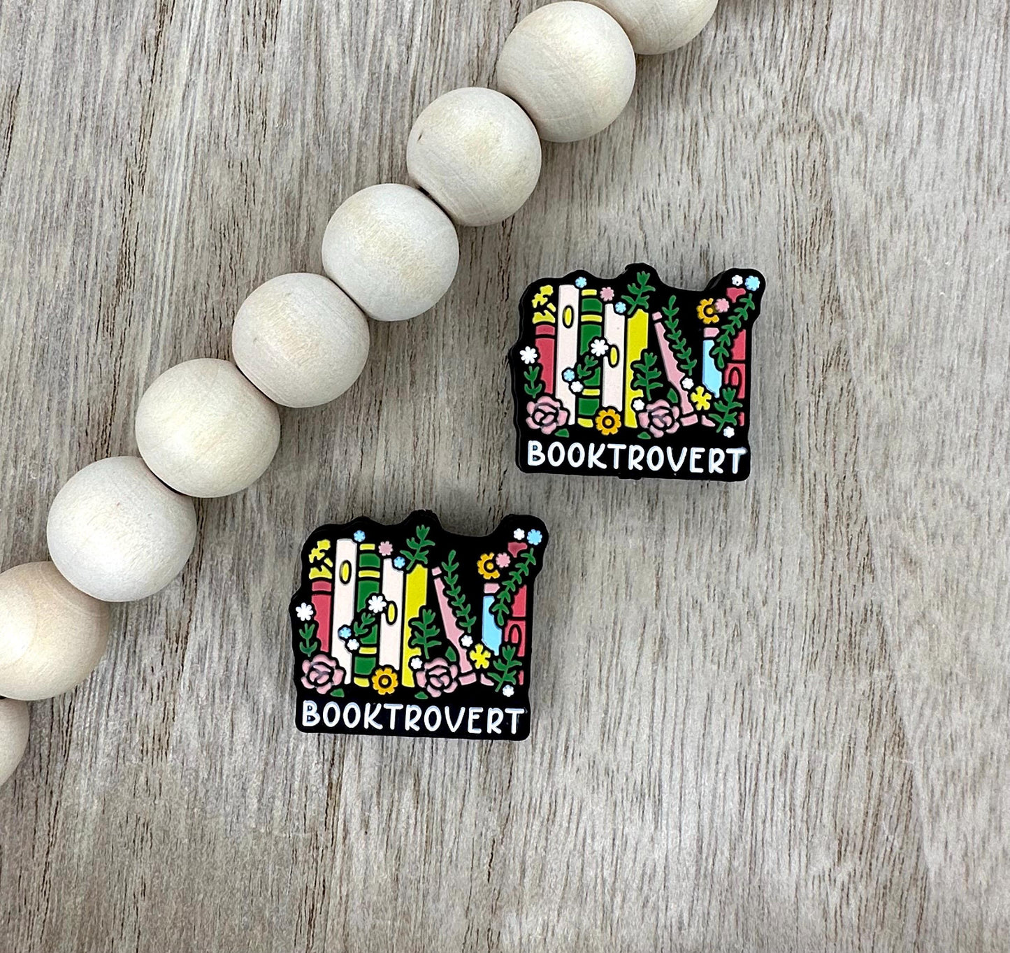 Booktrovert Silicone Focal Beads