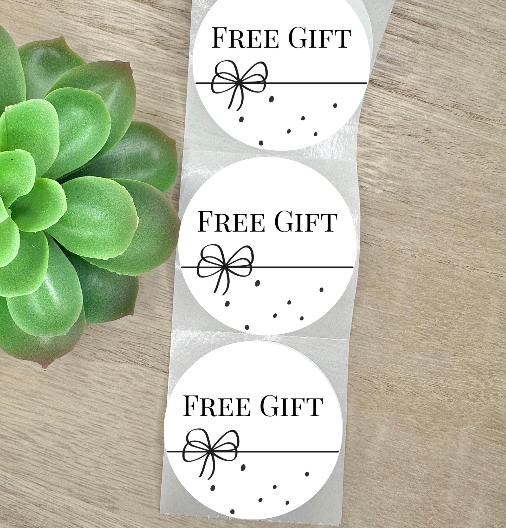 Free Gift Stickers, Thank You Stickers 2 inch, Business Stickers, Custom Business Stickers, Stickers for Shipping, Packaging Stickers