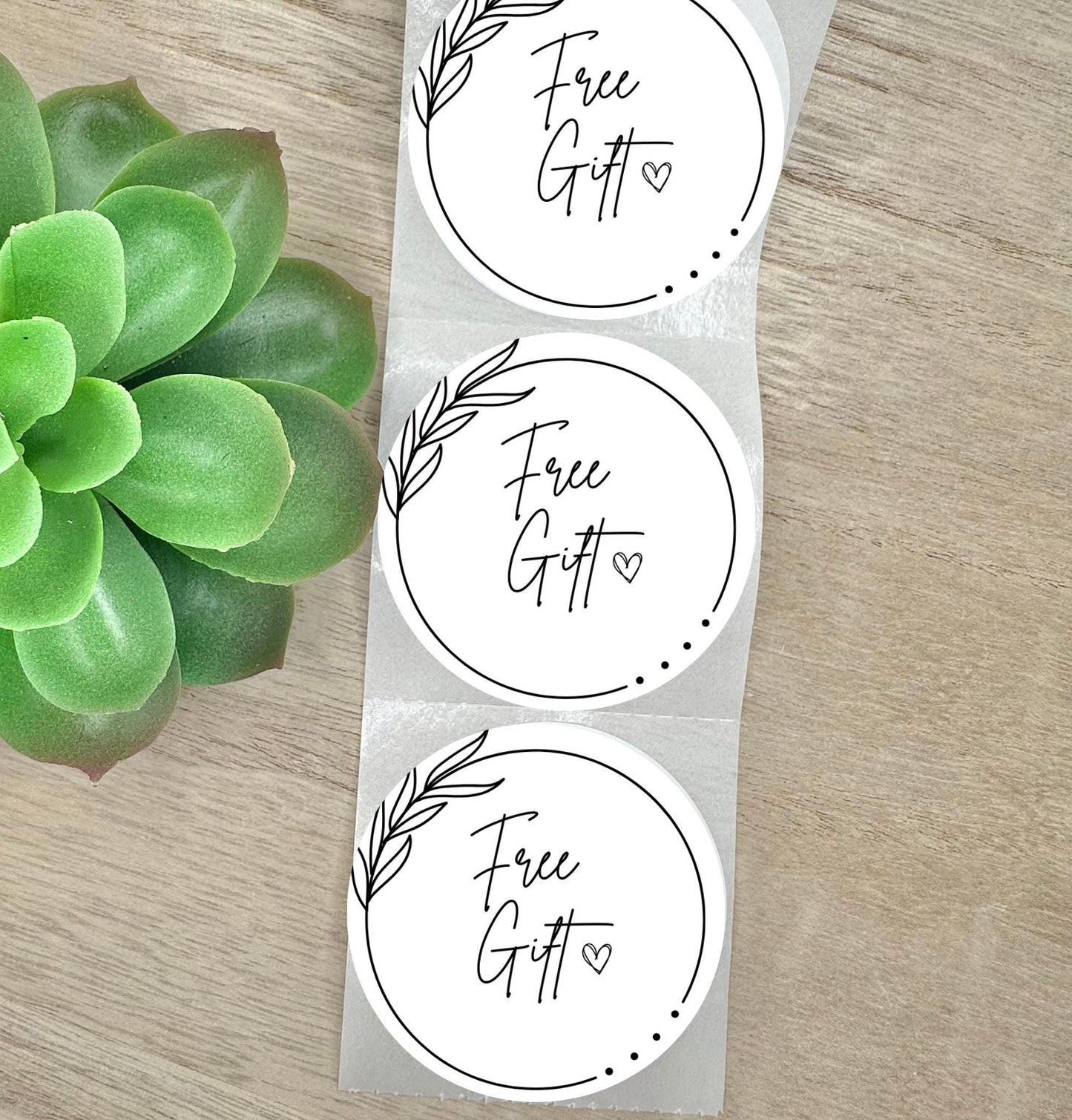 Free Gift Stickers, Thank You Stickers 2 inch, Business Stickers, Custom Business Stickers, Stickers for Shipping, Packaging Stickers