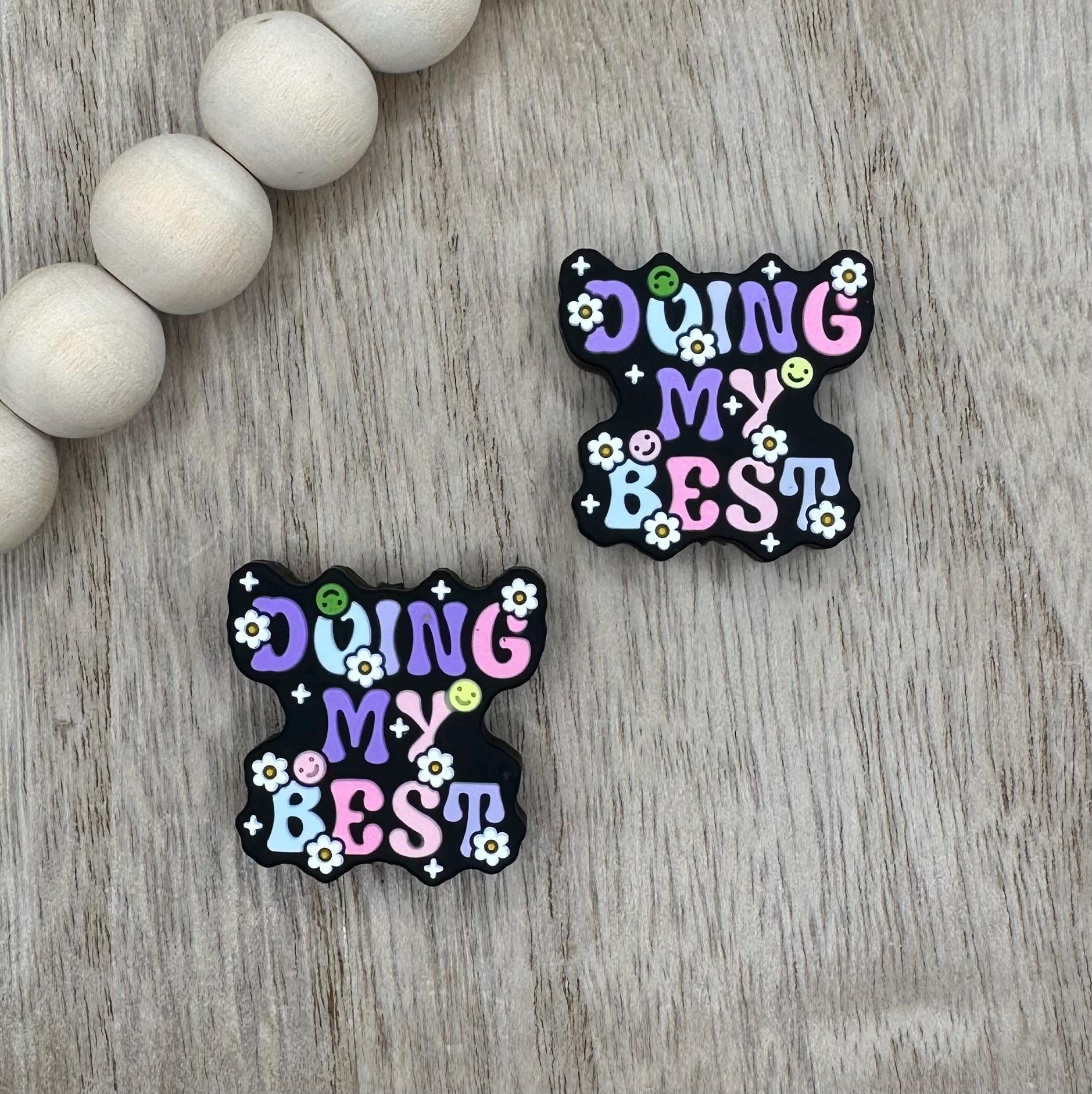 Doing My Best Silicone Focal Beads