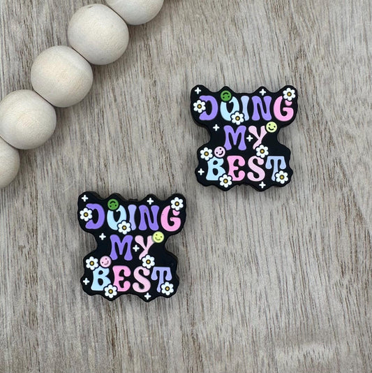 Doing My Best Silicone Focal Beads