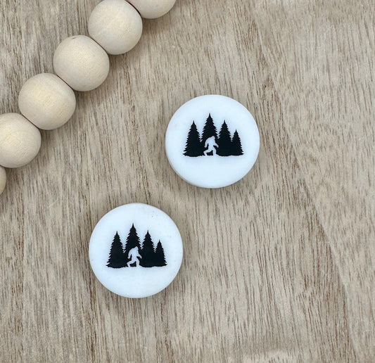 Sassquatch Yeti Silicone Focal Beads
