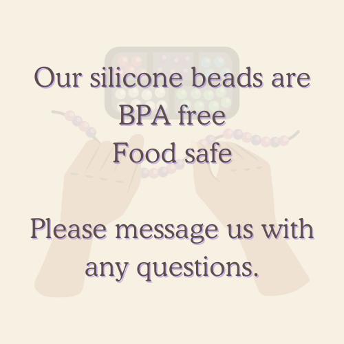 All Smiles - Print 15mm Round Printed Silicone Beads