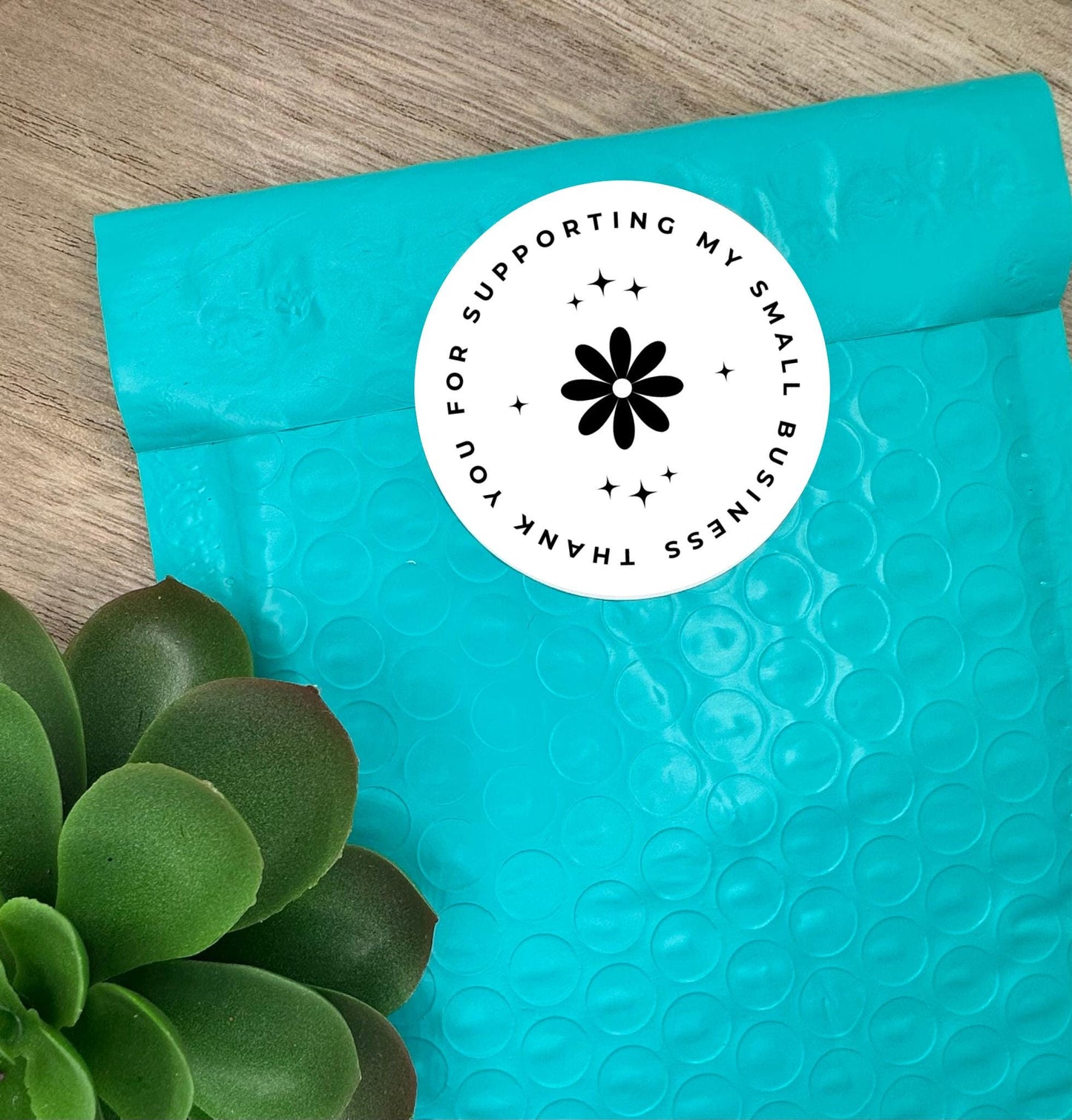 Thank you for supporting my business, Round 2in Business Packing Stickers