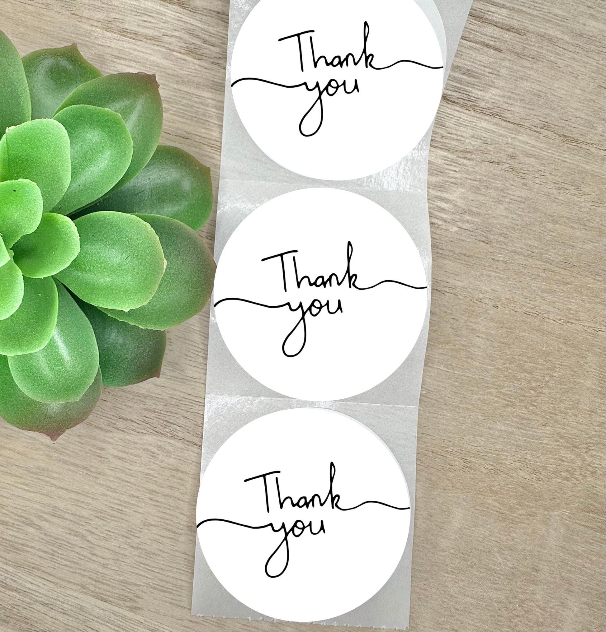 Thank you, 2 inch, Business Stickers, Custom Business Stickers, Stickers for Shipping, Packaging Stickers, Free Gift Stickers