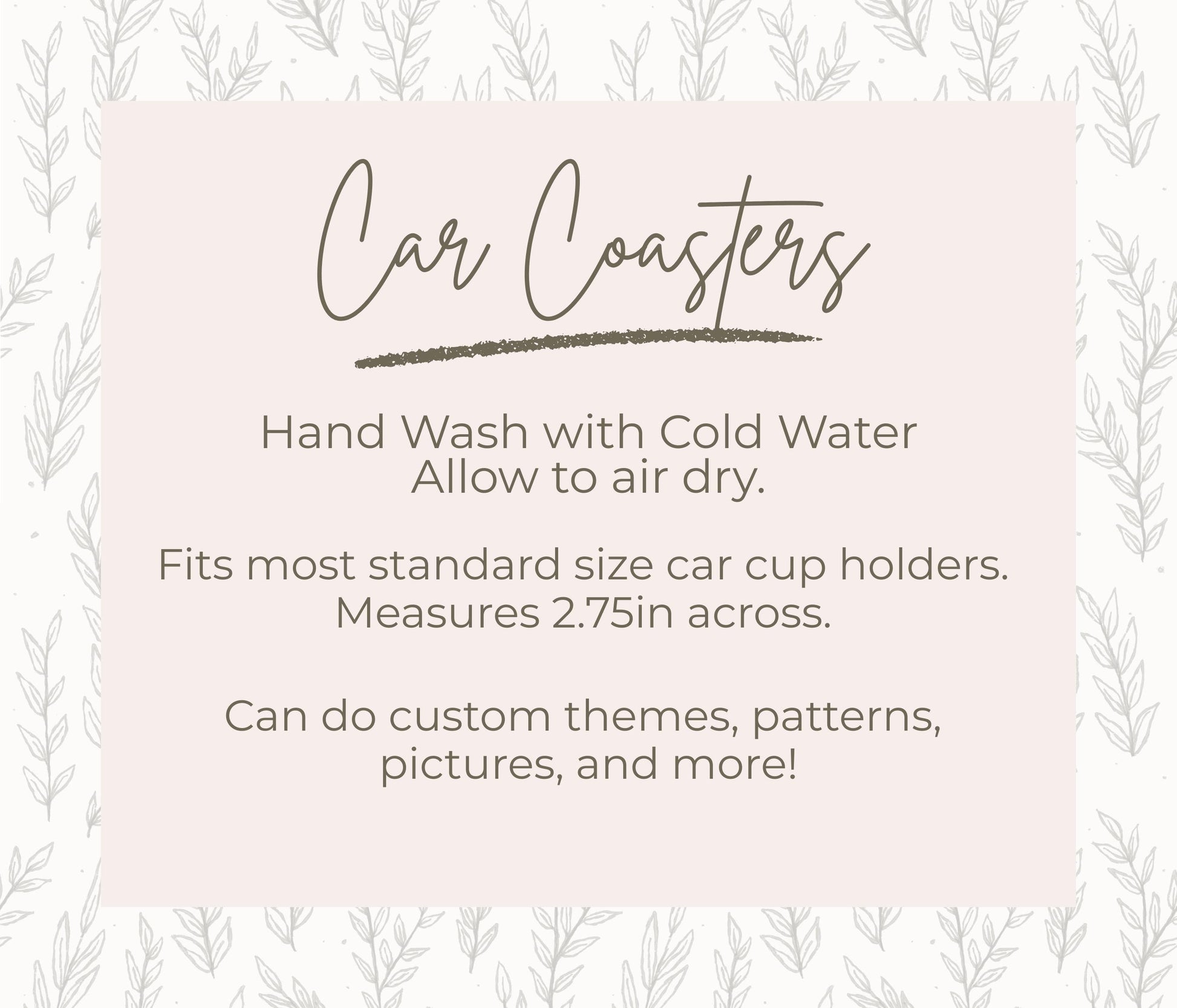 Nurse Doctor CNA Healthcare Worker Car Coasters, Neoprene Car Coasters