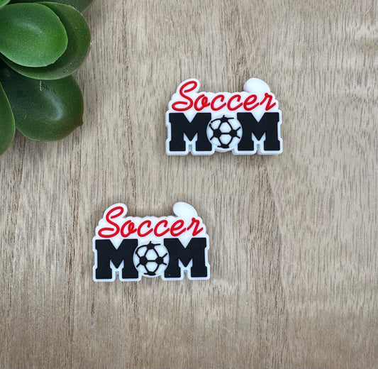 Soccer Mom Silicone Focal Beads
