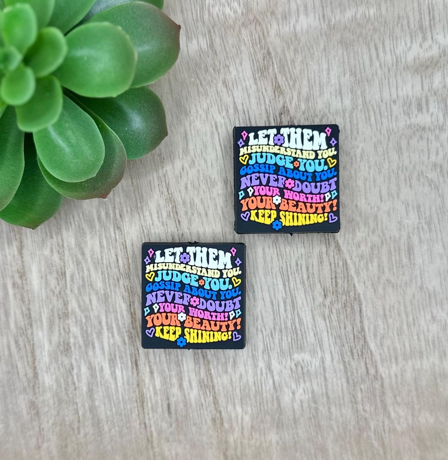 Let Them Soft PVC Focal Beads