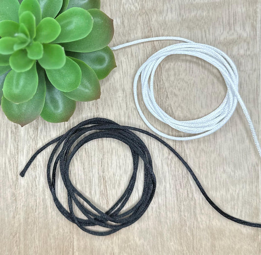 Nylon Cord 2mm, Non-elastic Cord, Wristlet Cord, String for Bracelets