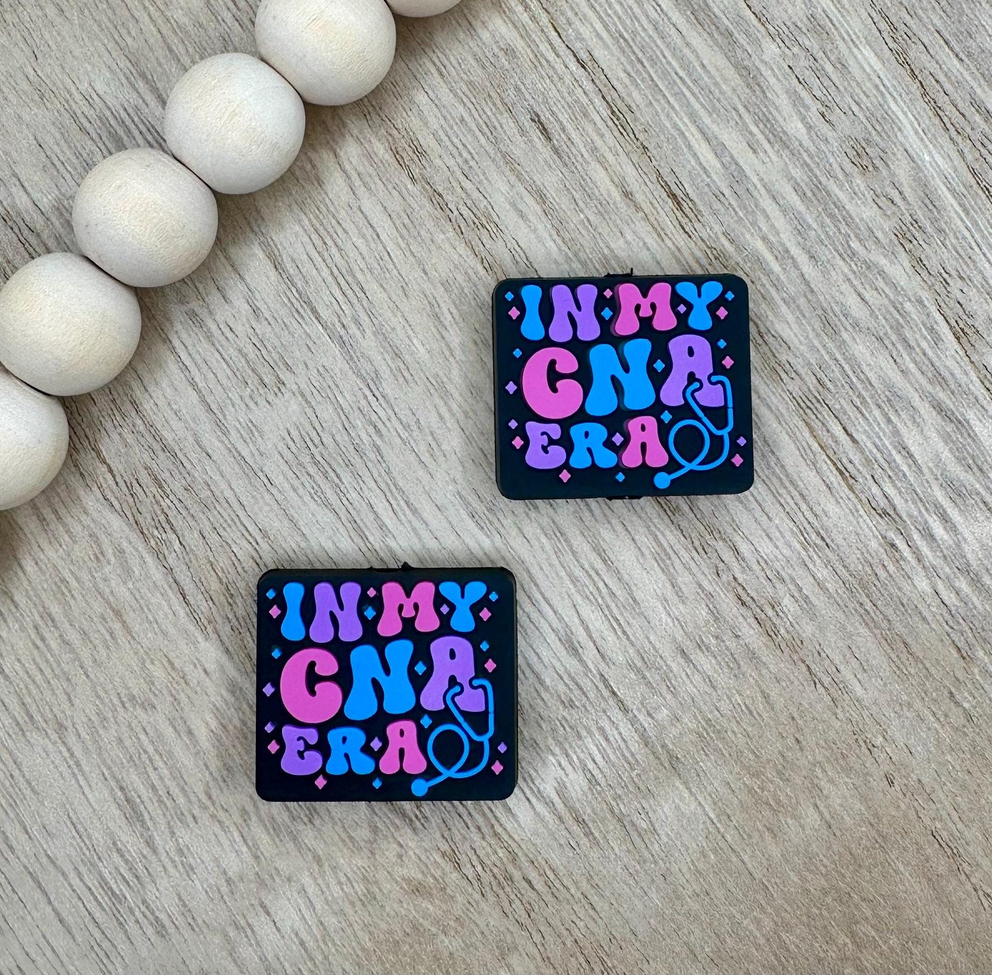 Scrub Life Healthcare Nurse CNA Silicone Focal Beads